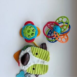 3/$15 | S/3 Baby Teething and Sensory Toy Set